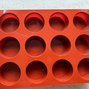 Sandwich Cookie Silicone Mold 12 Cavities 1.8”Diameter 1”Tall