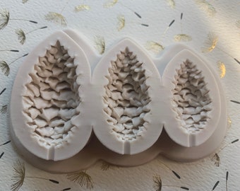 Pinecone Silicone Mold 3D