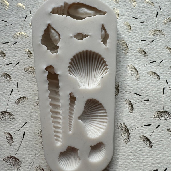 Sea Shells Silicone Mold 3D