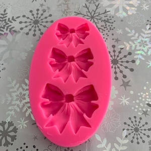 Holiday Bows Silicone Mold 3D