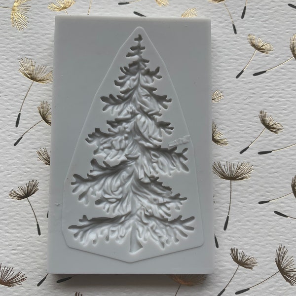 Christmas Tree Silicone Mold 3D 2.6”Long by 1.5”Wide