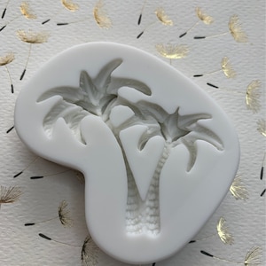 Palm Tree Silicone Mold 3D 2.5” Tall 2.25”Wide .5” Depth