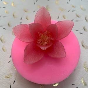 Lotus Lily Silicone Mold 3D 2.25”Long 2.5” Wide 1”Depth