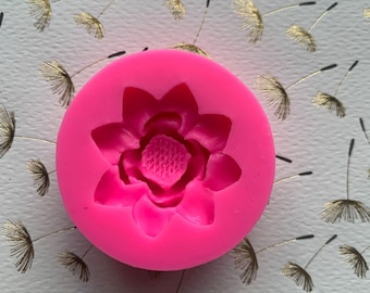 Lotus Water Lilly Flower Silicone Mold 3D