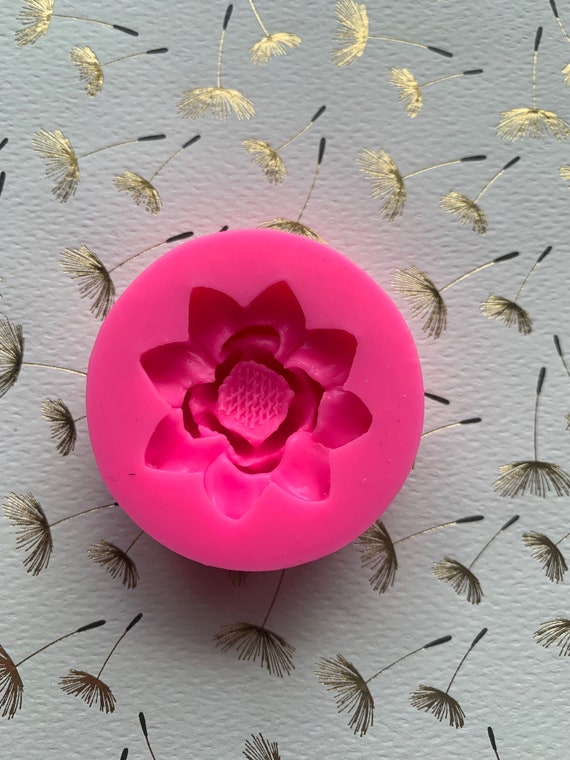 Lotus Water Lilly Flower Silicone Mold 3D