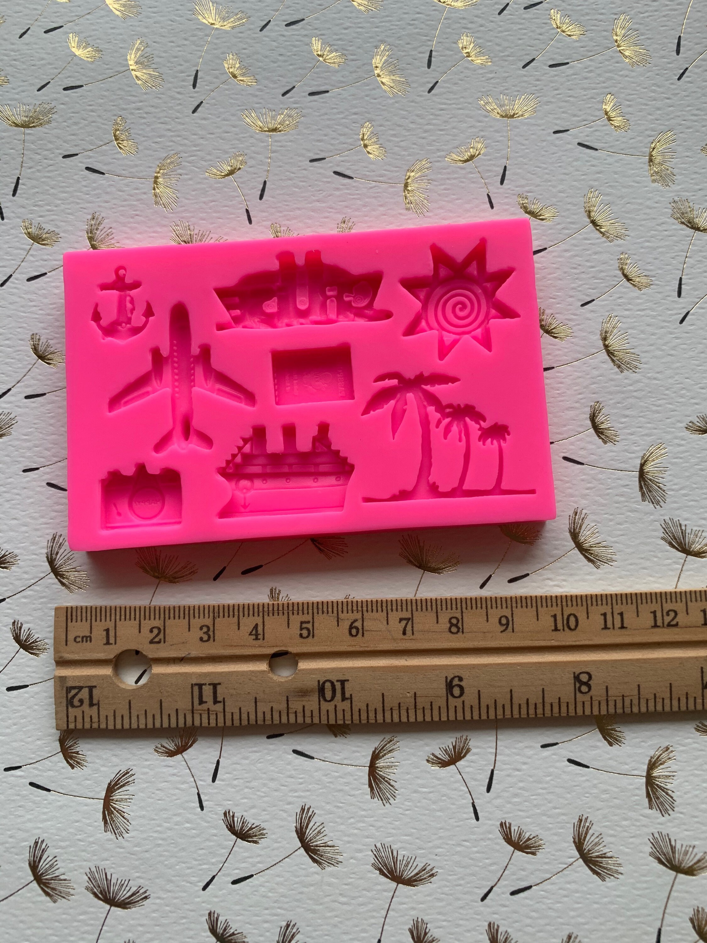 Beach Vacation Silicone Mold Etsy
