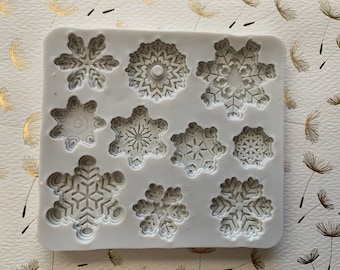 Snowflake Silicone Mold 3D Petite