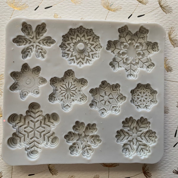 Snowflake Silicone Mold 3D Petite