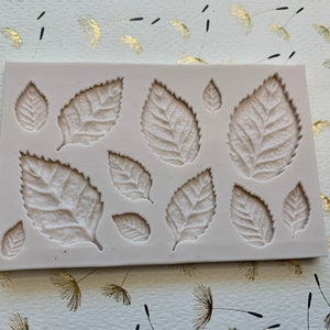 Leaf Silicone Mold 3D