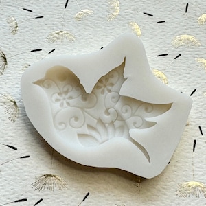 Dove Bird Silicone Mold 3D 2” Long 1.4”Tall .4”Depth