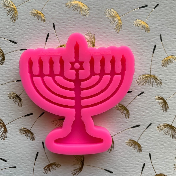 Menorah Silicone Mold 3D