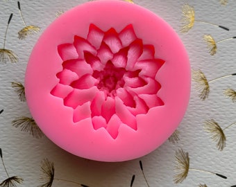 Chrysanthemum Lotus Silicone Mold 3D