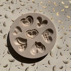 Hearts Silicone Mold  1” Hearts