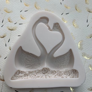 Swans  Silicone Mold 3D 2.75” Tall 2.75” Wide .5”Depth