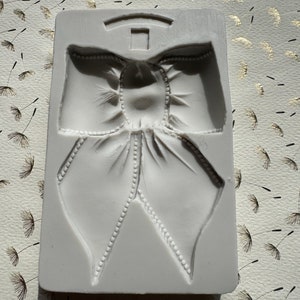 Large Bow Silicone Mold 3D 3”Wide 4.75”Tall .8”Depth