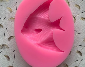 Angel Fish Silicone Mold 3D