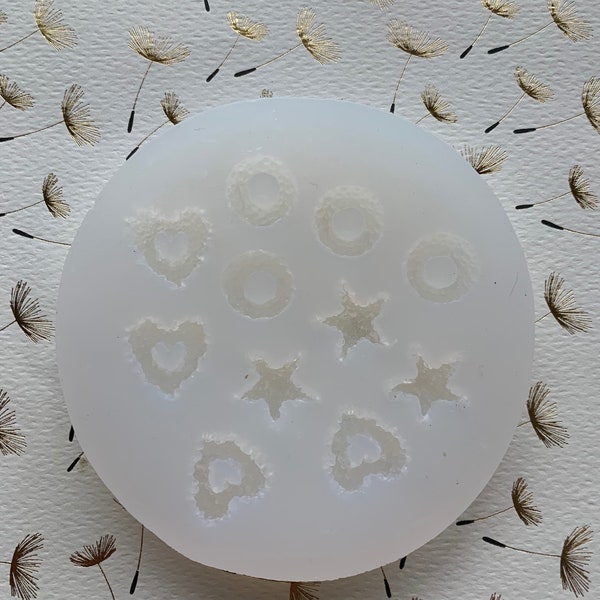 Cereal Silicone Mold 3D 11 Cavities 3.25”Diameter .5”Depth Each piece measures .5”Diameter