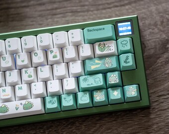 Baby Dinosaur Custom Aluminum Mechanical Keyboard | Oil King Switches