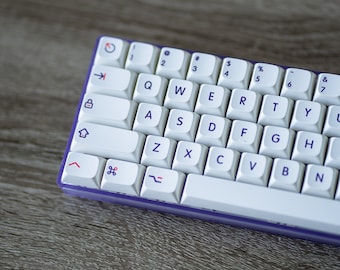 Purple 65% Custom Mechanical Keyboard