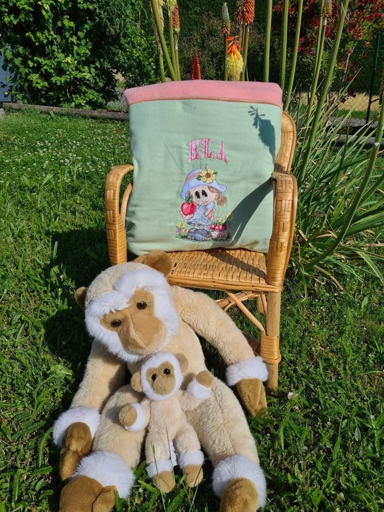 Couverture Bébé Personnalisée Magique Se Transforme en Coussin Cadeau Naissance Original