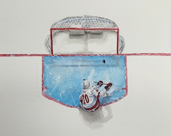 Art Print of original Sebastian Aho watercolor