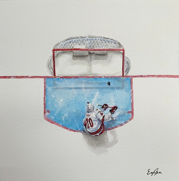 Art Print of original Sebastian Aho watercolor