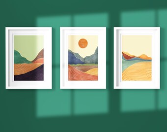 絵画 Brown Mountain DOWNLOAD Zip File Brown Mountain, Wall Art, Mountain Art