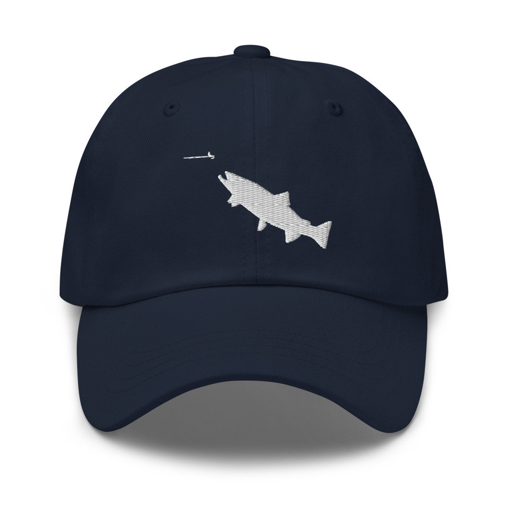 Awesome Fly Fishing Hat, Best Fishing Hat, Trout Chasing Fly, Fishing Cap