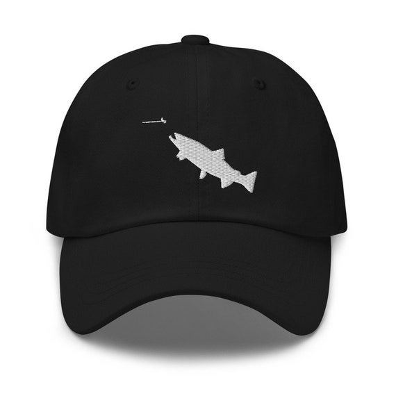 Awesome Fly Fishing Hat, Best Fishing Hat, Trout Chasing Fly, Fishing Cap 