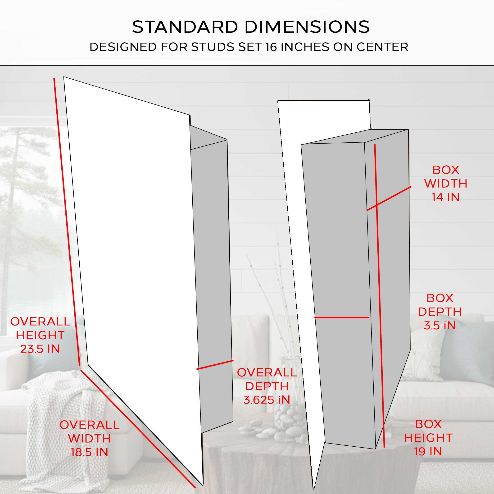 Recessed Shelves | Custom in Wall Inset Shelves | Designed for Common ...