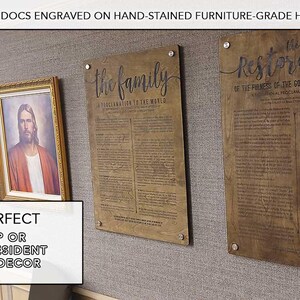 LDS Wall Decor | Family Proclamation to the World | the Living Christ ...