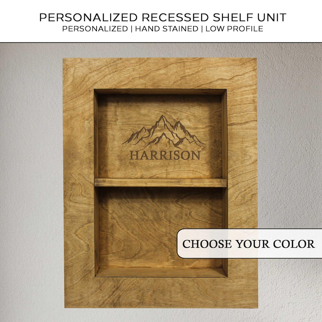 Inset In Wall Recessed Shelves | Custom in Wall Inset Shelves | Designed for Common ...