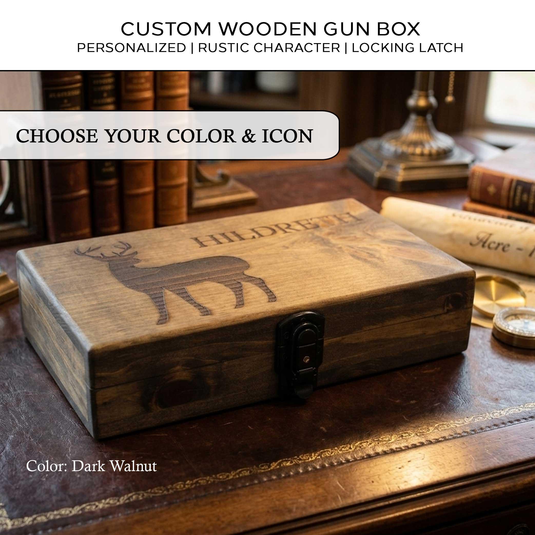 Wood handgun case - Etsy 日本
