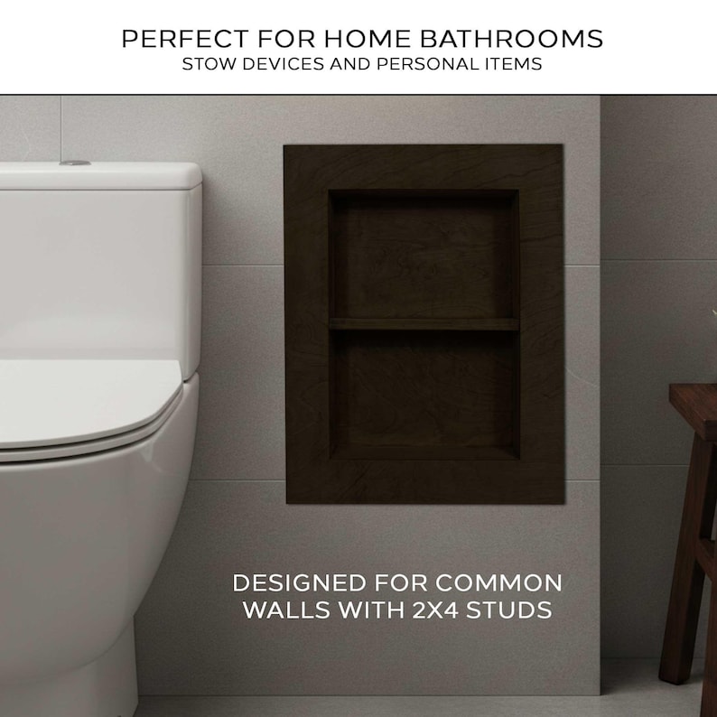 Istorage Inset In Wall Recessed Shelves | Custom in Wall Inset Shelves | Designed for Common ...