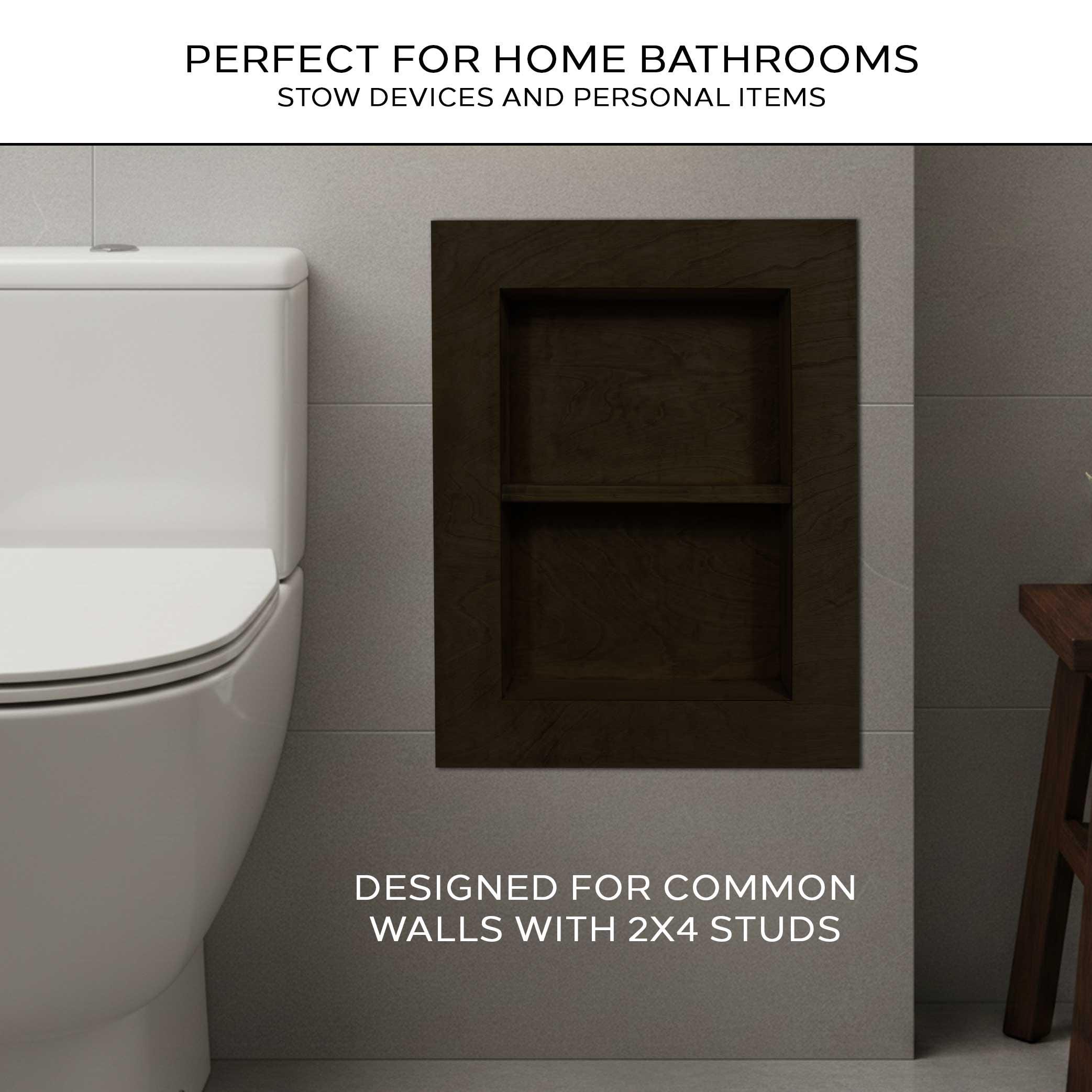 Inset In Wall Recessed Shelves | Custom in Wall Inset Shelves | Designed for Common ...