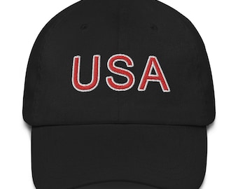 USA Hat | USA Baseball Cap | United States of America Hat | Patriotic Hat