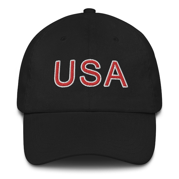 USA Hat USA Baseball Cap United States of America Hat Etsy