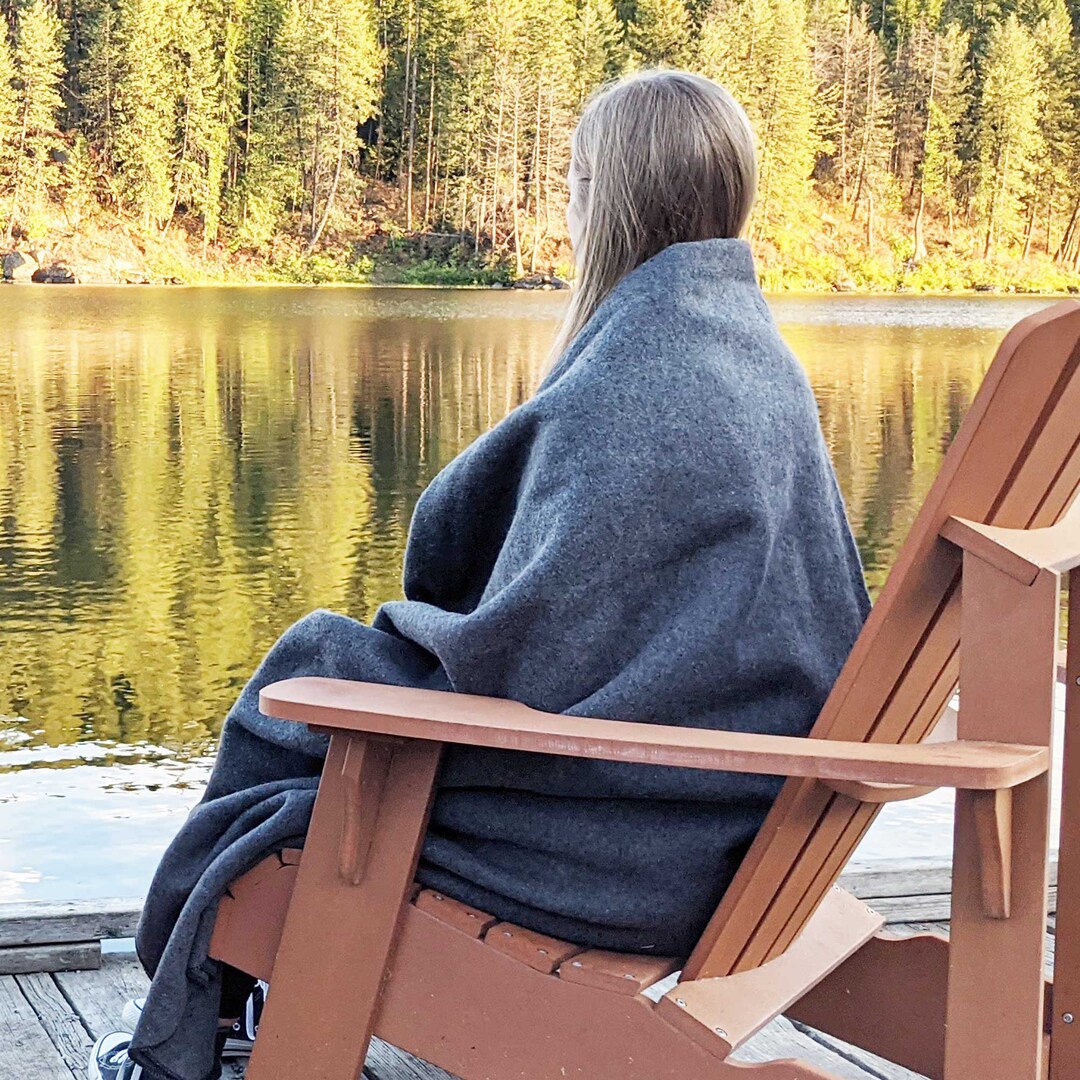 Extra Large Wool Blanket With Protective Bag XL Wool Blanket Queen