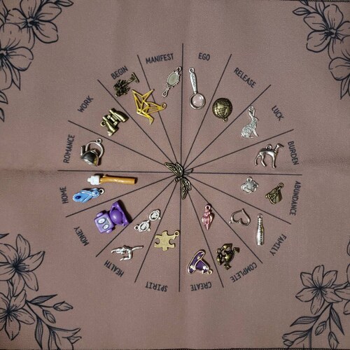 Charm Casting Mat Dice Casting Mat Divination Mat With Etsy