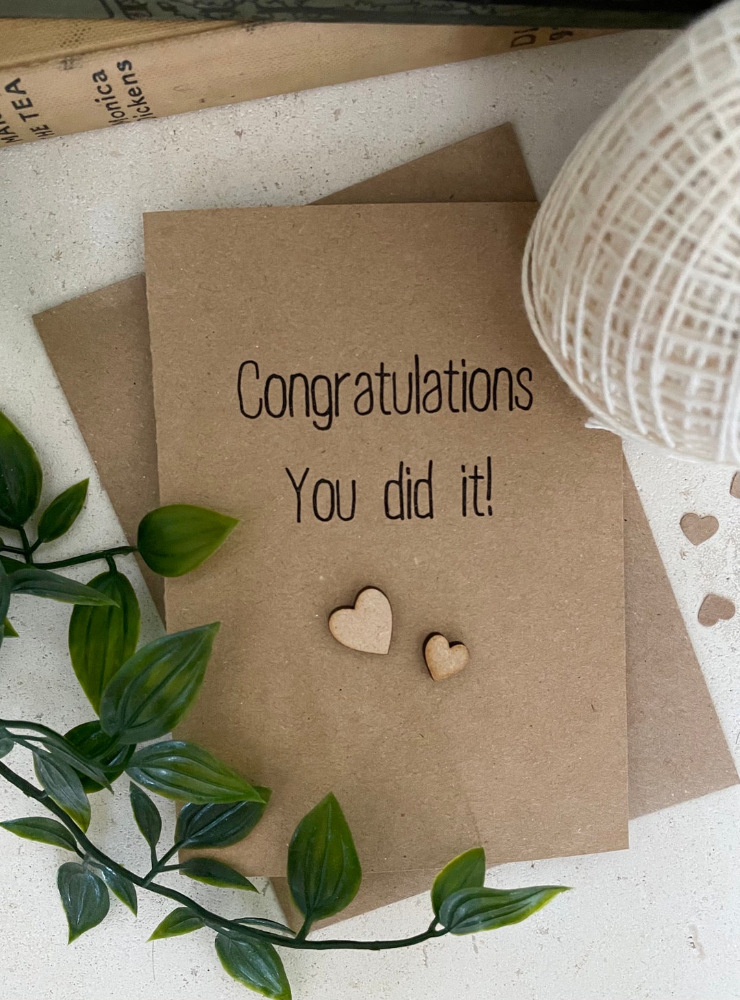 Rustic Congratulations Card - You Did It! | Exams | Driving Test | New ...
