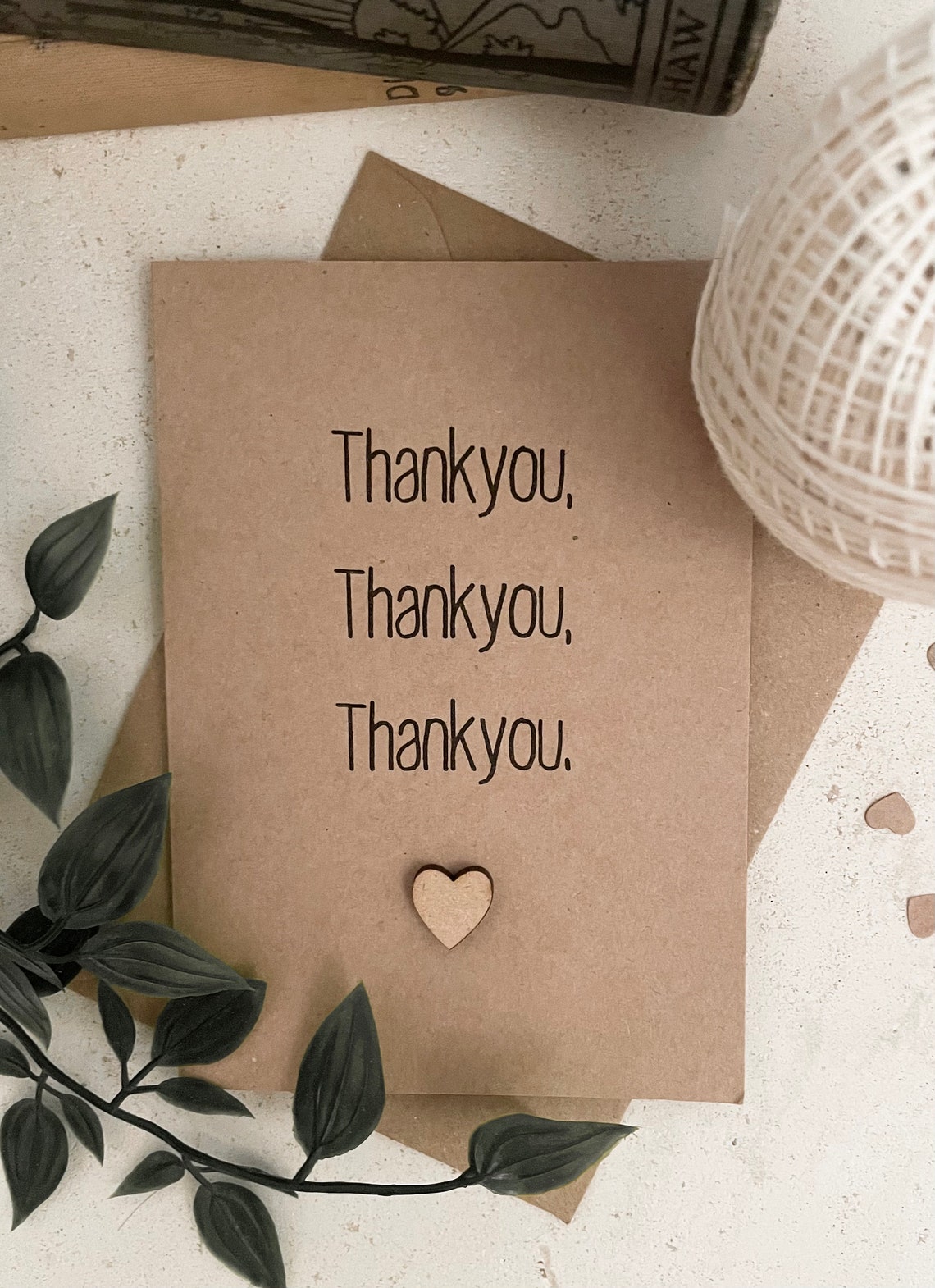 Rustic Thankyou Card Thankyou Card Packs Wedding Gift Thankyou Card