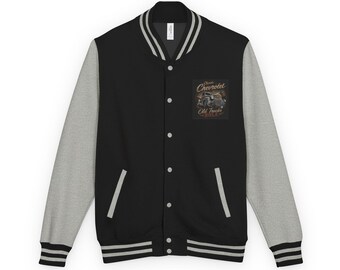 Classic 1941-1946 Chevrolet 3100 Old Trucks Rule Letterman Jacket | Vintage Truck Design