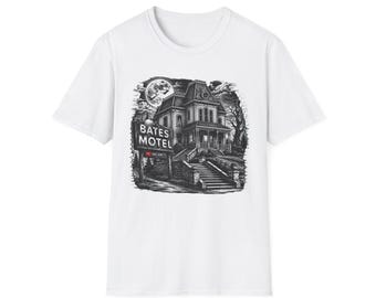 Bates Cottage Viktorianisches Haus-T-Shirt | Horrorfilm Spukhaus Design