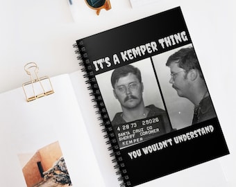 Quaderno a spirale di Ed Kemper – Diario di True Crime e Mind Hunter