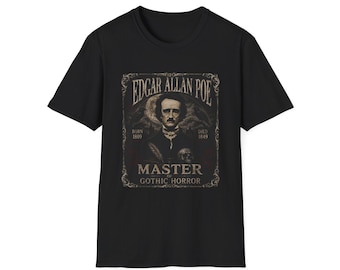 Edgar Allan Poe Meister des Gothic Horror T-Shirt | Vintage Tee