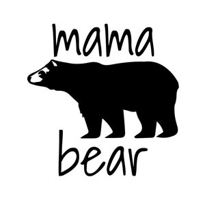 Mama Bear SVG, PNG, EPS, jpg download digitale