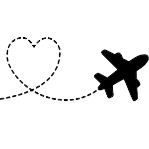 Love Flying, Heart Flying SVG, PNG, EPS, jpg digitale download