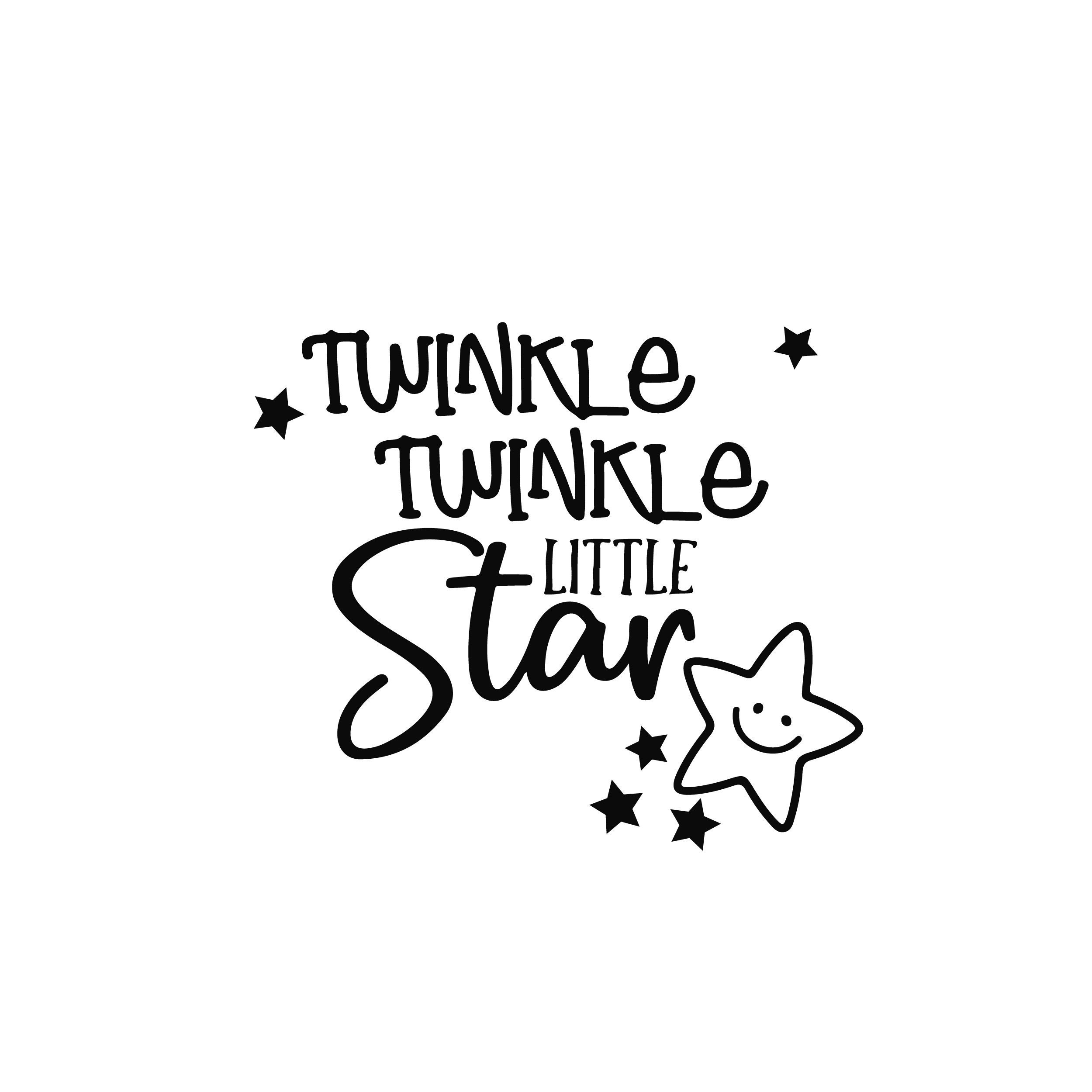 Twinkle Twinkle Little Star SVG PNG EPS Dxf Jpg Digital - Etsy UK