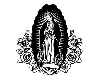 Virgin Mary SVG, PNG, EPS, jpg digital download