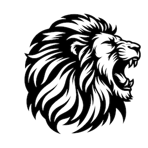 LEÃO RUGIDO SVG, Png, Eps, jpg download digital